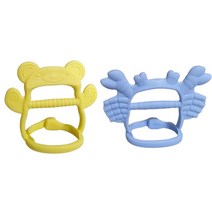 인그린 손목치발기2종구성 / 국민치발기, 인그린손목치발기2개, (곰돌이옐로우+꽃게블루)