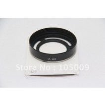 카메라 렌즈 후드 fujifilm fuji finepix x10 x20 x30 lh x10 금속 52mm 금속 필터 어댑터 링 블랙 실버, 검은색