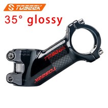 카본 스템 TOSEEK-35 도 자전거 핸들 바 70/80/90/100mm 31.8mm 로드 산악 초경량 Mtb 파워, [02] 35 degrees-70mm