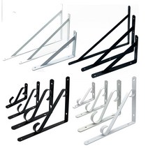 받침대 S자형 단조 선반대 꺽쇠 브라켓 받침대 꺽쇠철물 까치발, 단조형 화이트 [M] ( 125mm*165mm )