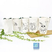 TD 캔버스 에코 텀블러 백 보냉 가방 만들기 취미 키트 미술 재료 DIY, 8. 네버 선인장+ 하비페브릭마카5색