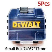 공구 거치 손목 팔찌 조끼 가방 Dewalt 드릴 비트 액세서리 보관 케이스 나사 너트, 검은색 작은 5개