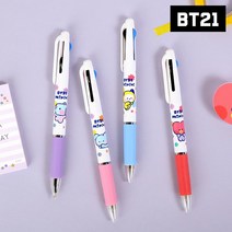 BT21 0.7 3색볼펜 BTS 굿즈 초등 중학생 필기구 선물, TATA6