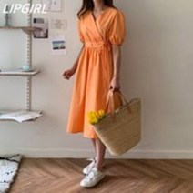 립걸소유 퍼프랩원피스
