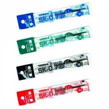 제브라 유성잉크 SK 리필심 0.7mm, 청색, 50개입