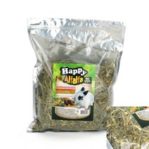 해피알파파 500G 건초 단미사료 토끼사료 토끼먹이 토끼밥 토끼풀 토끼용품