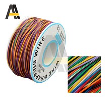 내열 케이블 와이어 소프트 실리콘 250m 30AWG 포장 주석 도금 구리 회로 기판 PCB 용접, 한개옵션0