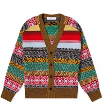 토가풀라 Toga Pulla Jacquard Knitted Cardigan - Camel