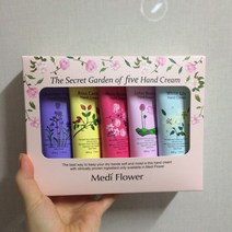 메디플라워 더 시크릿가든 5종 핸드크림 + 쇼핑백, 250g, 5세트