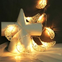 라탄전등 동남아 스탠드 천장 우드 뱀부 배터리로 작동되는 1m 2m xmas garland led 등나무 공 문자열 심장 모양 휴일 조명 크리스마스 트리 웨딩 파티, 등나무 달빛, 따뜻한 흰색, 4m 40LED
