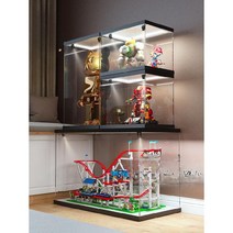 아크릴케이스 피규어 장식장 진열장 디스플레이 조명 대형 쇼케이스, 45cm, 50cm