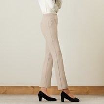 헬렌카렌 인생핏 편한 이중직 여성 스판 기모 7cm 광폭 밴딩 팬츠