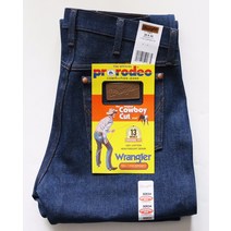 Wrangler 랭글러 카우보이 컷 13MWZ 오리지널 핏 진 청바지 리지드 인디고 남성용 사이즈s