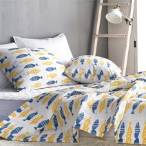 [올리버하우스] 리틀구피 시어서커 베개커버40X60