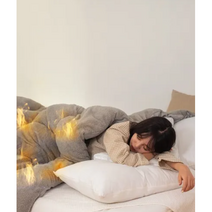 겨울철 양털 이불 자가발열 두꺼운 이불 푹신하고 부드러운 이불
