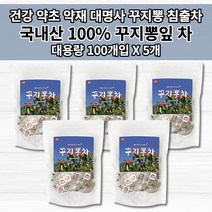 꾸지뽕잎차 꾸지뽕잎 추출물 100% 국내산 국산 구지뽕 꾸지뽕 잎 열매 줄기 뿌리 뽕잎 약초 약재 암 나무 껍질 건강에 좋은 침출차 카페인없는 대용량 건강 차 티 티백 100개입, 5개