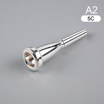 전문 트럼펫 마우스피스 Meg 3C/5C/7C 사이즈 바흐 초급 뮤지컬, [03] A2