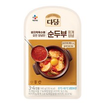 씨제이제일제당 다담 순두부찌개양념 140g x 10개