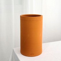 20x33cm 토분 원통형 황토 수제 국산