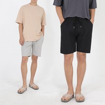 반바지 남자 쇼츠 숏팬츠 여름 밴딩 5부 편한 고무줄 스판 남성 쿨 냉장고