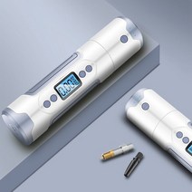 미니 소형 콤푸레샤 무소음 마력 12V 150PSI 무선 에어 펌프 타이어 공기 주입기 자동차 자전거 공용 휴대, 01 블랙