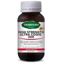 호주 약국 직구 톰슨 울트라 고강도 Heart 영양제 코큐텐 코엔자임 Q10 300mg 60캡슐, 1병
