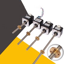 리니어 액추에이터 전동 트렁크 소형 왕복 저렴한 리드 스크류 Tr8 * 2 4 8 100mm 300 mm를 가진 선형 스테, 04 300mm_03 Tr8-8
