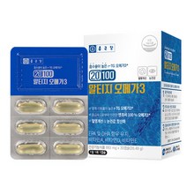 종근당 엔초비 정제어유 rtg오메가3 알티지 오메가3 30캡슐 혈행개선 눈건강 항산화, 1개