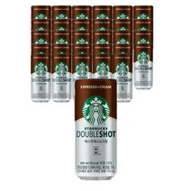 스타벅스 더블샷 에스프레소&크림 커피, 200ml, 30개입
