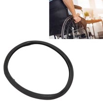 휠체어 휠 바퀴 전동휠체어1pcs 휠체어 외부 타이어 24 인치 부드러운 고무 163, 없음