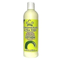 Nubian Heritage 레몬그라스 & 티트리 바디 로션 368.5g (13온스), Lemongrass and Tea Tree_13 Fl