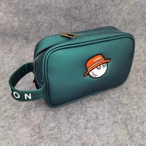 당구 큐 가방 케이스 골프 골프 클러치 남성 여성 패션 스포츠 럭셔리 더블 지퍼 디자인 경량, 03 Matte green