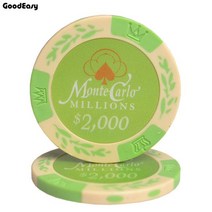 홀덤 패드 홀덤용품 게임판 홀덤테이블 25 개대 14g 몬테 카를로 밀 포커 칩 세트 클레이 + 내부 금속 동전 텍사스 홀드 39 em caisno 로얄 포커 클럽 홀덤칩, 2000년