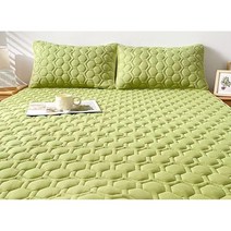 라텍스 매트리스 침대 토퍼 겨울토퍼 항균 기숙사 매트, 그래스 그린  항균 농축 라텍스