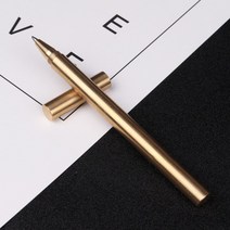 이니셜 문구 각인 선물 필기구 0.5mm 황동 고급 볼펜 RD-10036, 골드