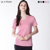 [US N THEM] 올데일리 브이넥 티셔츠 (남녀공용) (택가격:9900원)