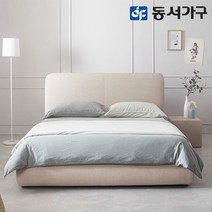 동서가구 홈즈 르망 슈퍼싱글 가죽 침대 프레임 HSY826-1, 아이보리
