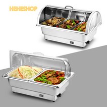 보온 푸드워머 차핑디쉬 수프 호텔 식당 부페 뷔페 주물 음식 보온기 반찬통 보온통, H