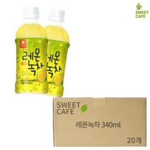 웰그린 스위츠 340ml X 20PET 레몬녹차, 180개