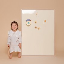 릴리 원톤 M 아이보리(N) 유아 자석 칠판 화이트보드, 1개