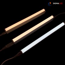 시그마엘이디 LED T5 간접조명 슬림형광등 2P 5W 10W 15W 20W 주광색 전구색, 1개, 주광색(하얀빛) 5W 300mm
