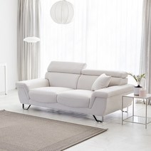 9컬러 로한 3인용 아쿠아텍스 스웨이드 패브릭소파, 보조소파(스툴)