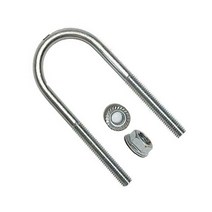 롱유볼트 3/8 u볼트 롱유볼트 파이프 고정 클램프 가스브라켓 유볼트 와샤, 롱유볼트 3/8x150A+후렌지너트-1세트