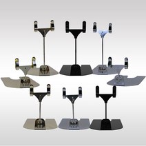 네임택홀더 메모꽂이 골드 실버 블랙 카페 베이커리 가격표 쇼클립, 실버_소