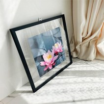 [바보사랑] 투명액자38CmX38Cm_행운을부르는연꽃들[꾸밈], 이미지선택/프레임선택:이미지4/골드브라운, 상세 설명 참조