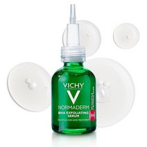 Vichy Normaderm BHA 각질제거 세럼 | 살리실산 여드름 트리트먼트 for 안면 포뮬레이티드 with 4% 글리콜산 & Prebiotic Fer남성t| Gentle E