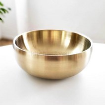 키친앤유 티타늄 이중궁중기 국내생산 스텐27종 그릇 면기 탕기 설렁탕 갈비탕 한정식 업소용 비빔밥 식기, 궁중기4호