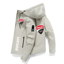 Ducati-바이크 바이크 오토바이 로고 프린트 캐주얼 후드 스웨트셔츠 남성용 풀오버 슬림 스포츠웨어 재킷, [03] printing 03