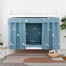 벙커침대커튼 패션 정전 모기장 기숙사 텐트 바닥 이층 캐노피 침실 홈, 18, 1.5x2m-1pc, 17 18