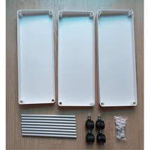 DIY이동식 선반 360도 회전바퀴 폴딩선반 트레이 매대, 4단